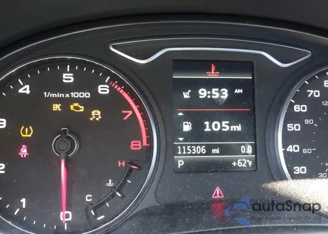 2015 Audi A3 1.8T Premium z USA, uszkodzony, nr VIN WAUCCGFF5F1025954